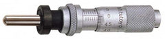 Mitutoyo - 13mm, 0.5118 Inch Thimble, 0.1969 Inch Diameter x 17.5mm Long Spindle, Mechanical Micrometer Head - Exact Tooling