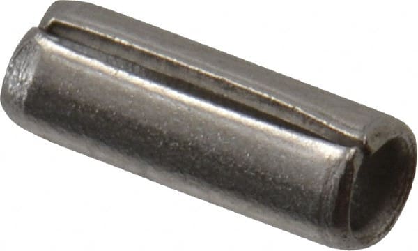 Value Collection - 1/16" Diam x 3/16" Long Slotted Spring Pin - Grade 18-8 Stainless Steel - Exact Tooling