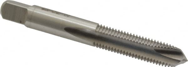 Heli-Coil - M8x1.25 Metric Coarse, D3, 3 Flutes, Plug Chamfer, Bright Finish, High Speed Steel Spiral Point STI Tap - 2-15/16" OAL, 1-1/4" Thread Length, 5H Class of Fit - Exact Tooling