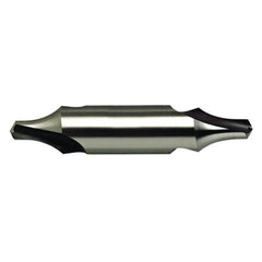 #2 × 47.2 mm OAL 60 Degree HSS Combined Drill and Countersink Plain Uncoated - Exact Tooling