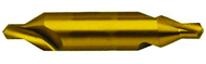 4mm x 56mm OAL HSS Combined Drill & Countersink-TiN Form R - Exact Tooling