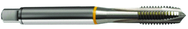 M1.4x0.30 6H 2-Flute Cobalt Yellow Ring Spiral Point Plug Tap-Bright - Exact Tooling