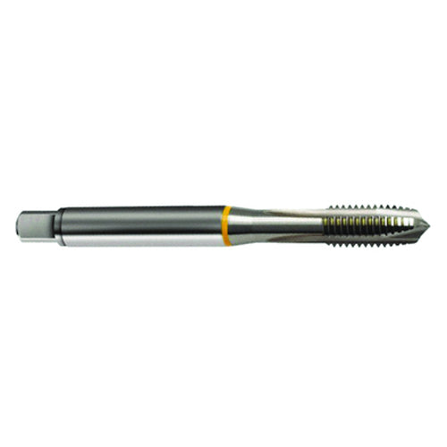 M2.5 x .45 3FL 6H Cobalt Spiral Point Plug Yellow Ring Tap-Bright FORM-B - Exact Tooling
