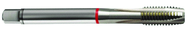 M12x1.0 6H 3-Flute Cobalt Red Ring Spiral Point Plug Tap-Bright - Exact Tooling