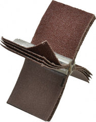 Merit Abrasives - 60 Grit, Coated, Aluminum Oxide Bore Polisher - Medium Grade, 16,000 RPM, Polishes Bores with 2-1/8 to 2-1/2" Diam - Exact Tooling