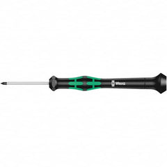 Wera - M Point, 40mm Blade Length Microstix Screwdriver - 137mm OAL - Exact Tooling