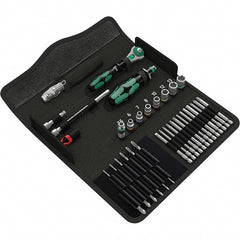Wera - Screwdriver Bit Sets Type: Micro Bit Set Drive Size: 1/4 (Inch) - Exact Tooling