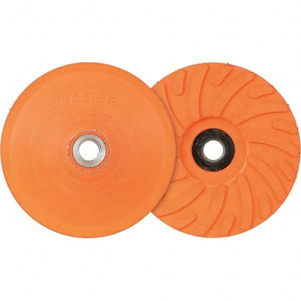 WALTER Surface Technologies - Disc Backing Pads Backing Pad Type: Rubber Backing Pad Pad Diameter (Inch): 5 - Exact Tooling