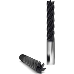 GWS - 3/4" Diam 5 Flute Solid Carbide 0.12" Corner Radius End Mill - Exact Tooling