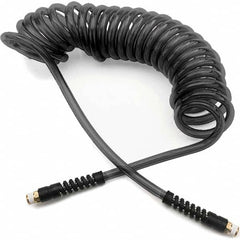 Parker - Coiled & Self-Storing Hose Inside Diameter (Inch): 1/4 Material: 95A Shore Durometer Polyurethane - Exact Tooling