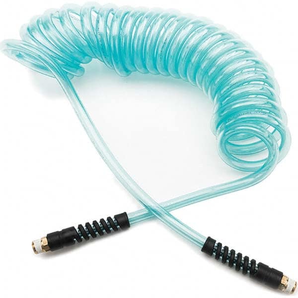 Parker - Coiled & Self-Storing Hose Inside Diameter (Inch): 1/4 Material: 95A Shore Durometer Polyurethane - Exact Tooling