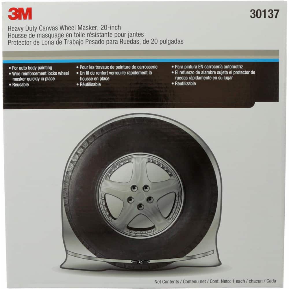 3M - Body Shop Tools; Type: Wheel Masker ; Style: General Purpose ; For Use With: Automotive Painting ; Fractional Widths: 20 - Exact Tooling