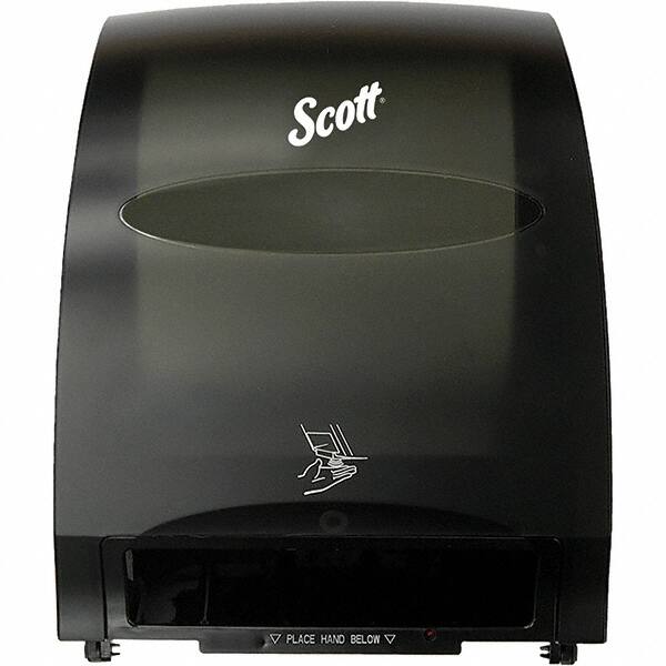 Kimberly-Clark Professional - Hands Free, Metal/Plastic Paper Towel Dispenser - 15.761" High x 12.7" Wide x 9.572" Deep, Smoke (Color) - Exact Tooling