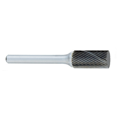 ‎SA-1 -6mm × 16mm LOC × 6mm Shank × 50mm OAL Cylindrical Carbide Medium Right Hand Spiral Burr - Exact Tooling