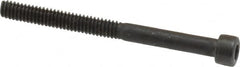 Value Collection - #5-40 UNC Hex Socket Drive, Socket Cap Screw - Alloy Steel, Black Oxide Finish, Partially Threaded, 1-1/2" Length Under Head - Exact Tooling