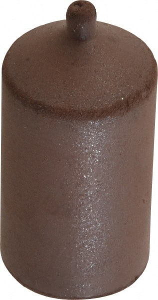 Cratex - 1" Max Diam x 1-3/4" Long, Cone, Rubberized Point - Fine Grade, Silicon Carbide, 1/4" Arbor Hole, Unmounted - Exact Tooling