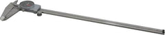 TESA Brown & Sharpe - 0" to 12" Range, 0.001" Graduation, 0.1" per Revolution, Dial Caliper - Black Face, 2-1/2" Jaw Length - Exact Tooling