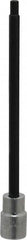 Proto - 3/8" Drive, 5mm Hex Bit Socket - 6-29/32" OAL, 5" Bit Length - Exact Tooling
