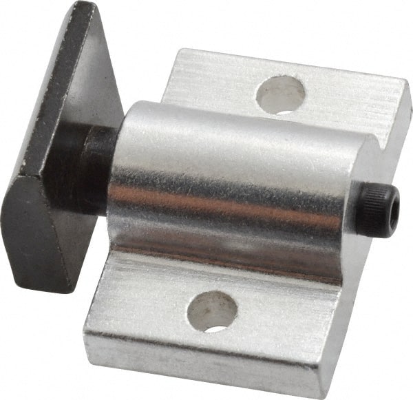 Vlier - 1-1/2" Body Width x 1" Body Len, 3/16" Stroke Len, 1-1/8" Btw Mt Hole Ctrs, 0.938" Btw Mt Hole & Edge, Tangless Square Spring Locating Stop - Exact Tooling
