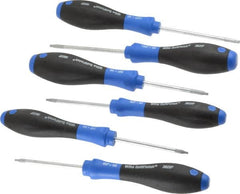 Wiha - 6 Piece TorxPlus Screwdriver Set - Bit Sizes: Torx IP6, IP7, IP8, IP9, IP10 & IP15 - Exact Tooling