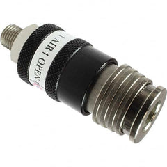Coilhose Pneumatics - Pneumatic Hose Fittings & Couplings Type: Safety Coupler Thread Size: 1/4 - Exact Tooling