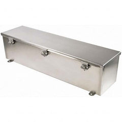 Wiegmann - NEMA 4X Stainless Steel Junction Box Enclosure with Hinge Cover - Exact Tooling