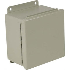 Wiegmann - NEMA 12 Steel Standard Enclosure with Continuous Hinge Cover - Exact Tooling