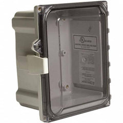 Wiegmann - NEMA 4X Polycarbonate Standard Enclosure with Continuous Hinge Cover - Exact Tooling