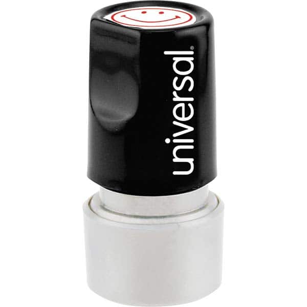 UNIVERSAL - Pre-inked Stock Stamps Type: Message Message: SMILEY FACE (ICON) - Exact Tooling