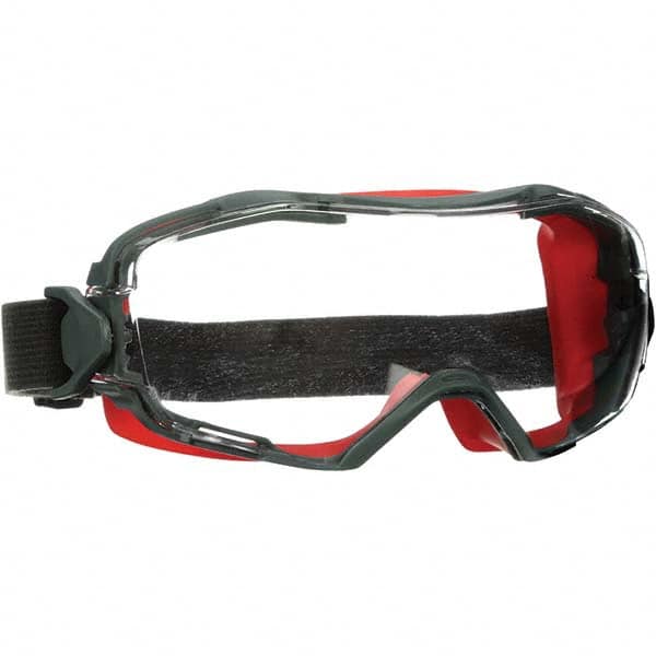 3M - Size L Clear Polycarbonate Anti-Fog Safety Goggles - Exact Tooling