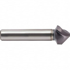Guhring - 20.5mm Head Diam, 10mm Shank Diam, 3-Flute 90° Cobalt Countersink - Exact Tooling