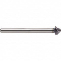 Guhring - 10.4mm Head Diam, 6mm Shank Diam, 3-Flute 90° High Speed Steel Countersink - Exact Tooling