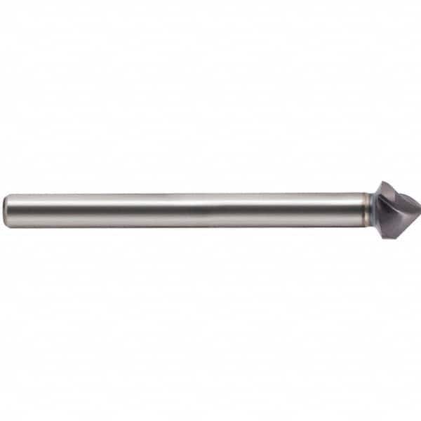 Guhring - 20.5mm Head Diam, 10mm Shank Diam, 3-Flute 90° High Speed Steel Countersink - Exact Tooling