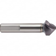 Guhring - 25mm Head Diam, 10mm Shank Diam, 3-Flute 90° Cobalt Countersink - Exact Tooling
