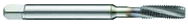 10-24 2B 3-Flute PM Cobalt Semi-Bottoming 15 degree Spiral Flute Tap-TiCN - Exact Tooling