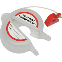 Ability One - Electrical Equipment Lockouts; Type: Pushbutton Lockout ; Maximum Cord Diameter (Decimal Inch): 3.5 ; Maximum Number of Padlocks: 1 ; Device Material: Plastic - Exact Tooling
