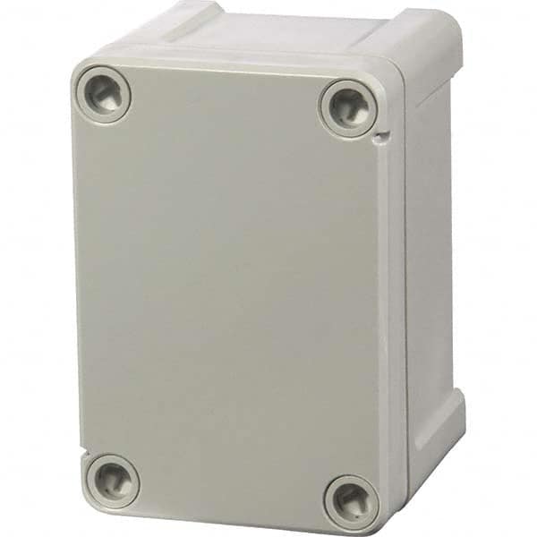 Fibox - NEMA 1, 4, 4X, 12 Polycarbonate Standard Enclosure with Screw Cover - Exact Tooling
