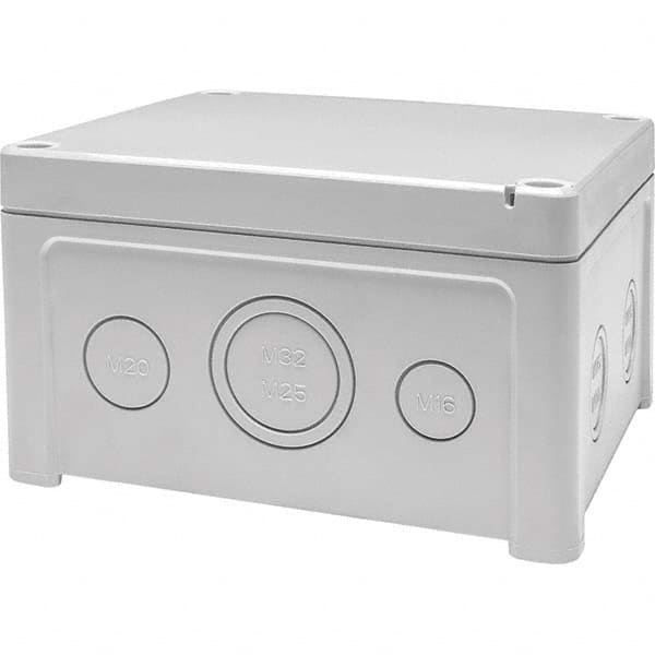 Fibox - NEMA 1, 4, 4X, 12 Polycarbonate Standard Enclosure with Screw Cover - Exact Tooling