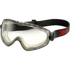 3M - Size Universal Clear Polycarbonate Anti-Fog Safety Goggles - Exact Tooling