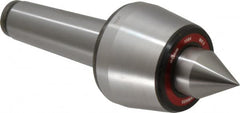 Rohm - MT5 Taper Shank, 3.543" Head Diam 2,000 Lb Capacity Live Center - 3,000 Max RPM, 2.764" Head Length, 1.5748" Point Diam, 1.988" Point Len, 4,400 Lb Max Workpc, 10.177" OAL, Standard Point - Exact Tooling