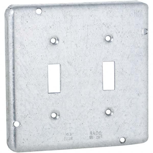 Hubbell-Raco - Steel Electrical Box Cover - Exact Tooling