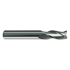 5/16 Dia. x 2-1/2 Overall Length 3-Flute Square End Solid Carbide SE End Mill-Round Shank-Center Cut-Uncoated - Exact Tooling