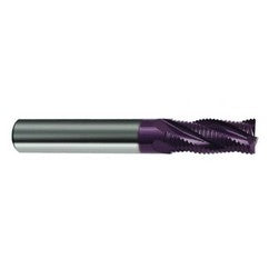 1/2" Dia. - 3" OAL - 30° Helix Bright CBD - End Mill - 4 FL - Exact Tooling