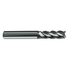 4mm Dia. - 57mm OAL - 4 FL Variable Helix Bright Carbide End Mill - Exact Tooling