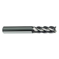 4mm Dia. - 57mm OAL - 4 FL Variable Helix Bright Carbide End Mill - Exact Tooling
