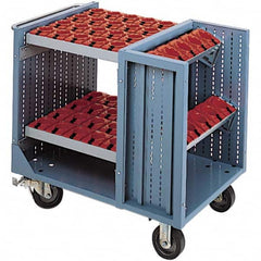 LISTA - CNC Storage Carts Style: CNC Tool Cart with Tool Carrier Taper Size: HSK100A - Exact Tooling