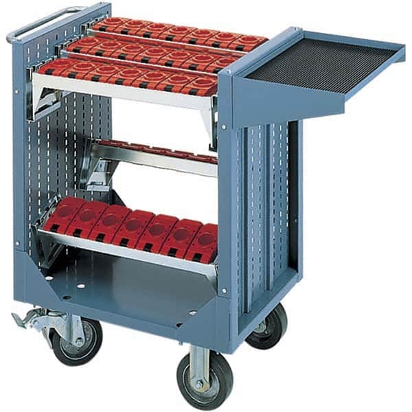 LISTA - CNC Storage Carts Style: CNC Tool Cart with Tool Carrier Taper Size: HSK 63A - Exact Tooling