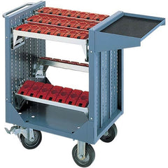 LISTA - CNC Storage Carts Style: CNC Tool Cart with Tool Carrier Taper Size: HSK 50A - Exact Tooling