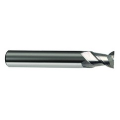 14mm Dia. - 75mm OAL - 45° Helix Bright Carbide End Mill - 2 FL - Exact Tooling