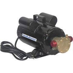 PRO-SOURCE - Flexible Impeller Pumps; Inlet Size: 1/2 (Inch); RPM: 1725.000 ; Horsepower: .33 ; Input Voltage: 115/230 ; Outlet Size: 1/2" NPT ; Maximum Flow Rate (GPM): 9.60 - Exact Tooling